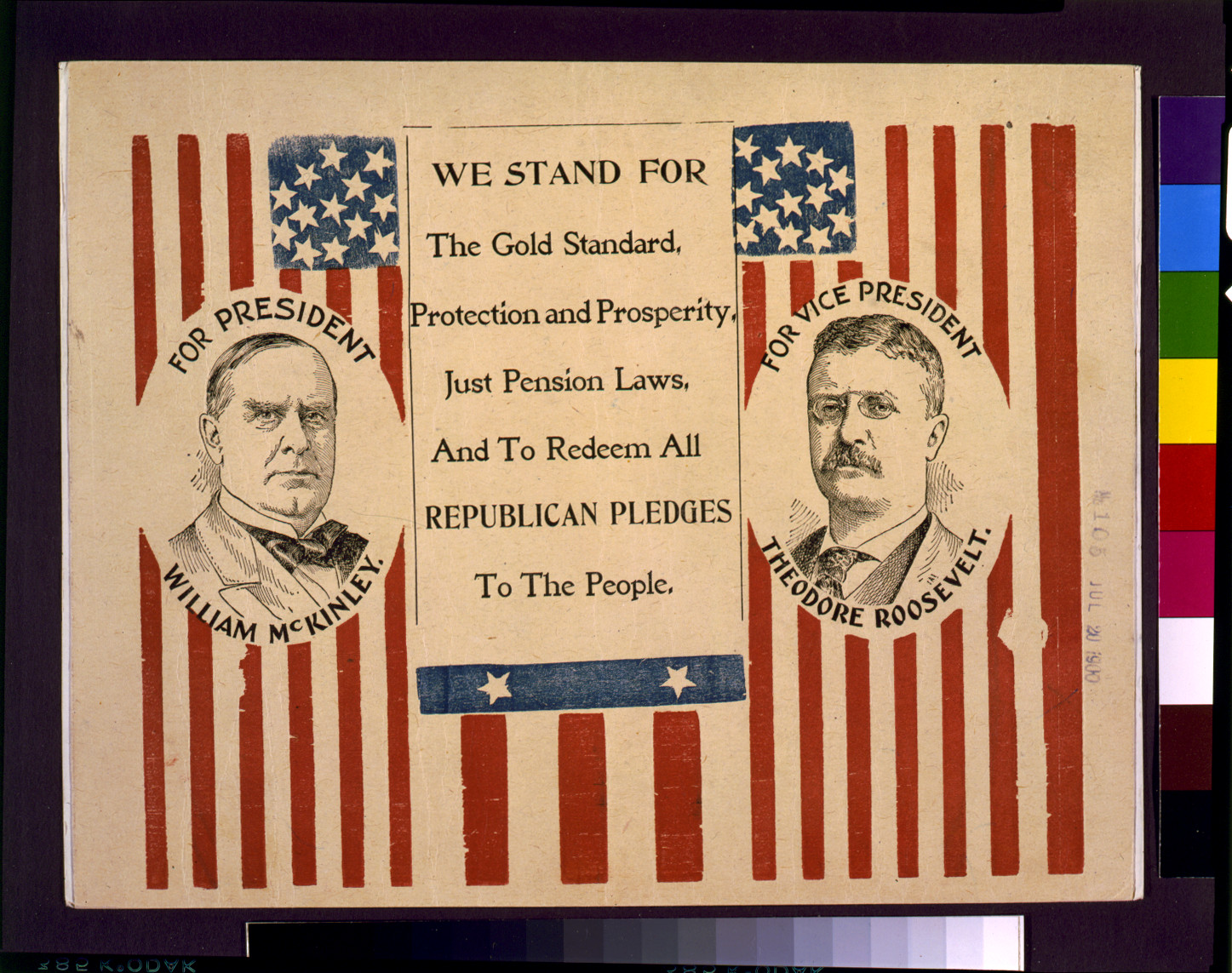 We stand for the gold standard, ..., c1900. — antique lithograph