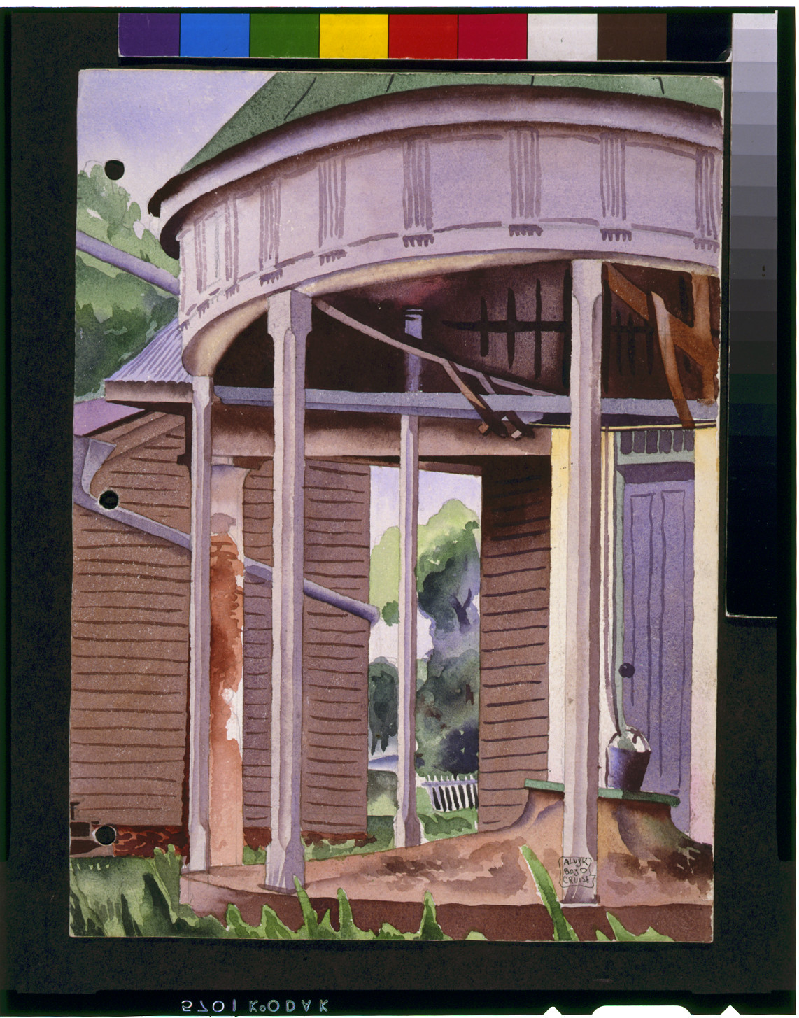 [Braeme House wellhouse, Clinton, Louisiana] / Alvyk Boyd Cruise., [between 1935 and 1939] — historic drawing