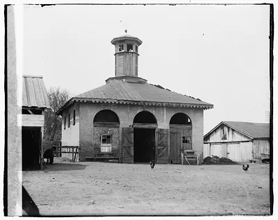 [Van Ness stable-carriage house, 17th Street and Constitution Avenue, N.W., Washington,