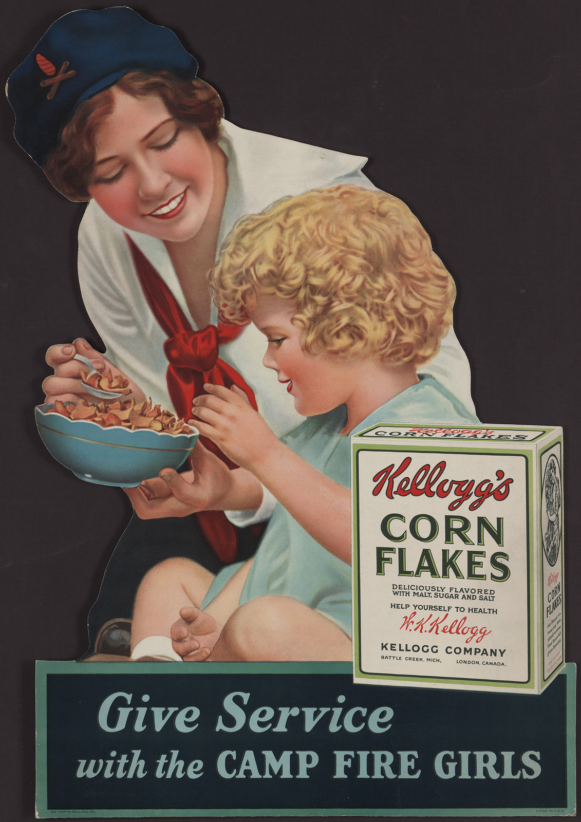 Kelloggscornflakes Giveservicew — historic image
