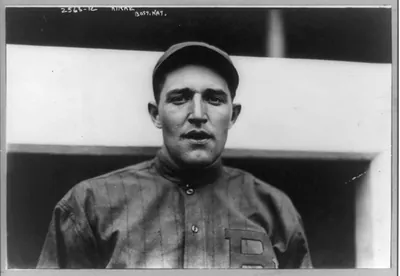 [Jay Kirke, baseball player for Boston Nationals, head-and-shoulders portrait, facing front, in uniform]