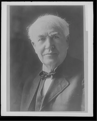 [Thomas A. Edison, head-and-shoulders portrait]