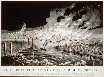 The great fire at St. John, N.B. June 20th 1877
