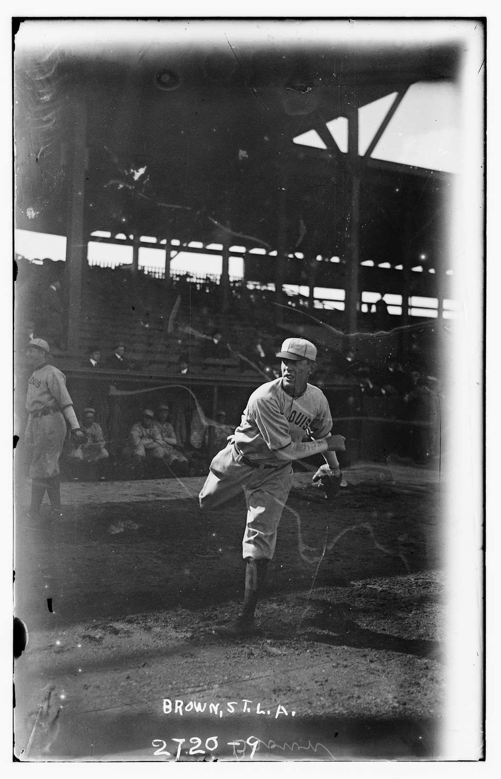 Charles "Curly" Brown, St. Louis AL (baseball), [1912] — historic photograph