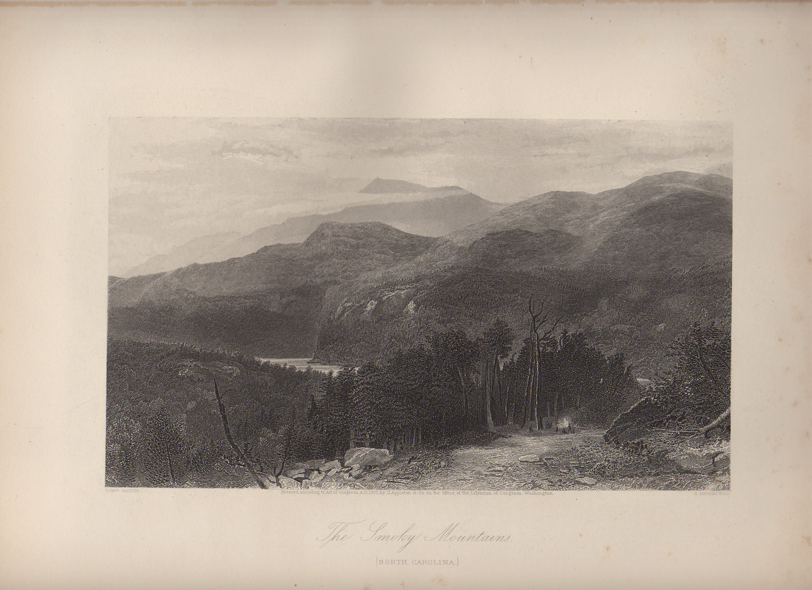 The Smoky Mountains, North Carolina — historic image