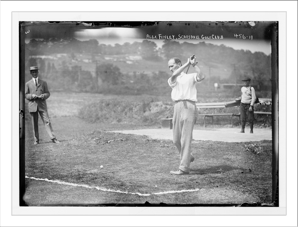 Golf match: Alex Finley, Scarsdale Golf Club, 8/31/05. — historic photograph