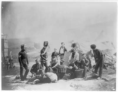 Cookhouse of 8th Hussars