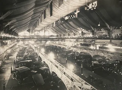 Automobile Show, Coliseum, Chicago, Illinois, 1907