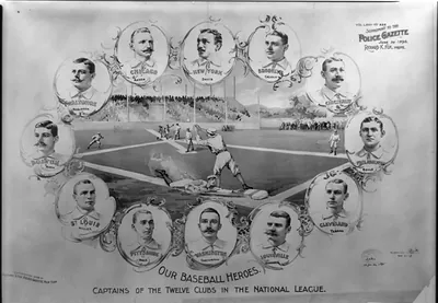 Our baseball heroes - captains of the twelve clubs in the National League