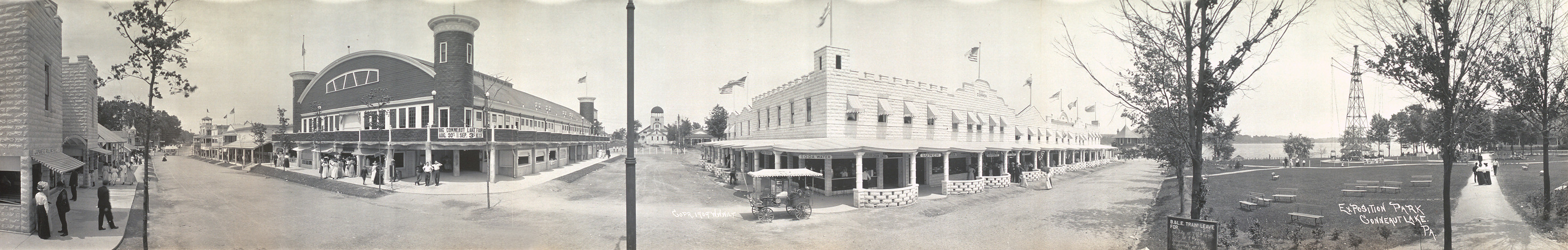 Exposition Park, Conneaut Lake, Pennsylvania, 1909, 1909 — historic image