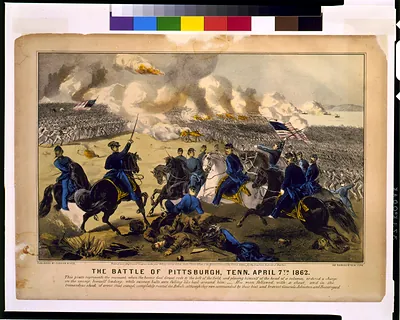 The battle of Pittsburgh, Tenn. April 7th, 1862