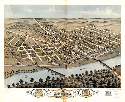 Attica, Indiana, 1869