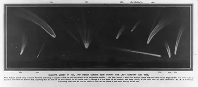 Halley's Comet in 1835, and other comets seen during the last century and this