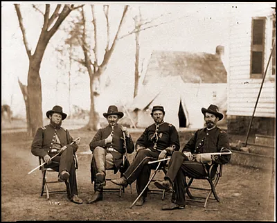 Brandy Station Va. Four provost marshals of the 3d Army Corps