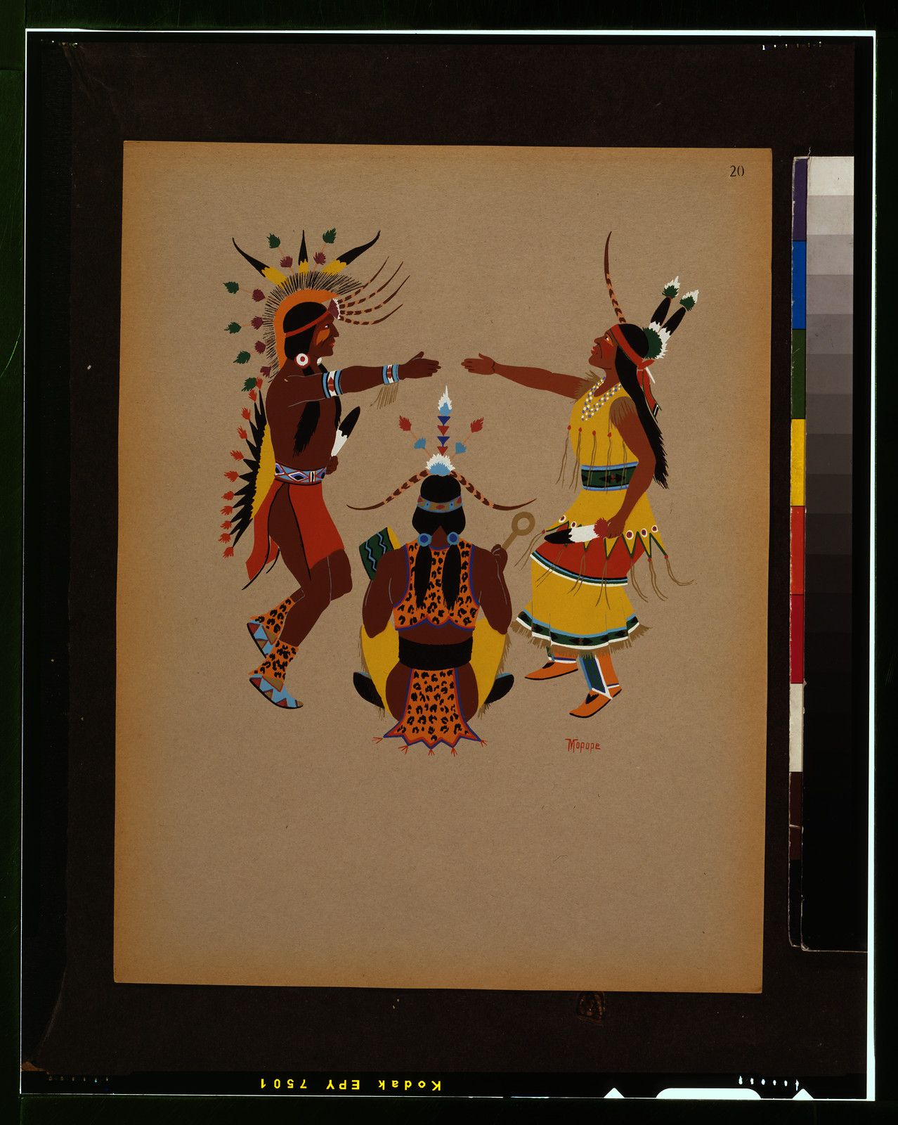 Wedding ceremony / Mopope., [1929] — historic print