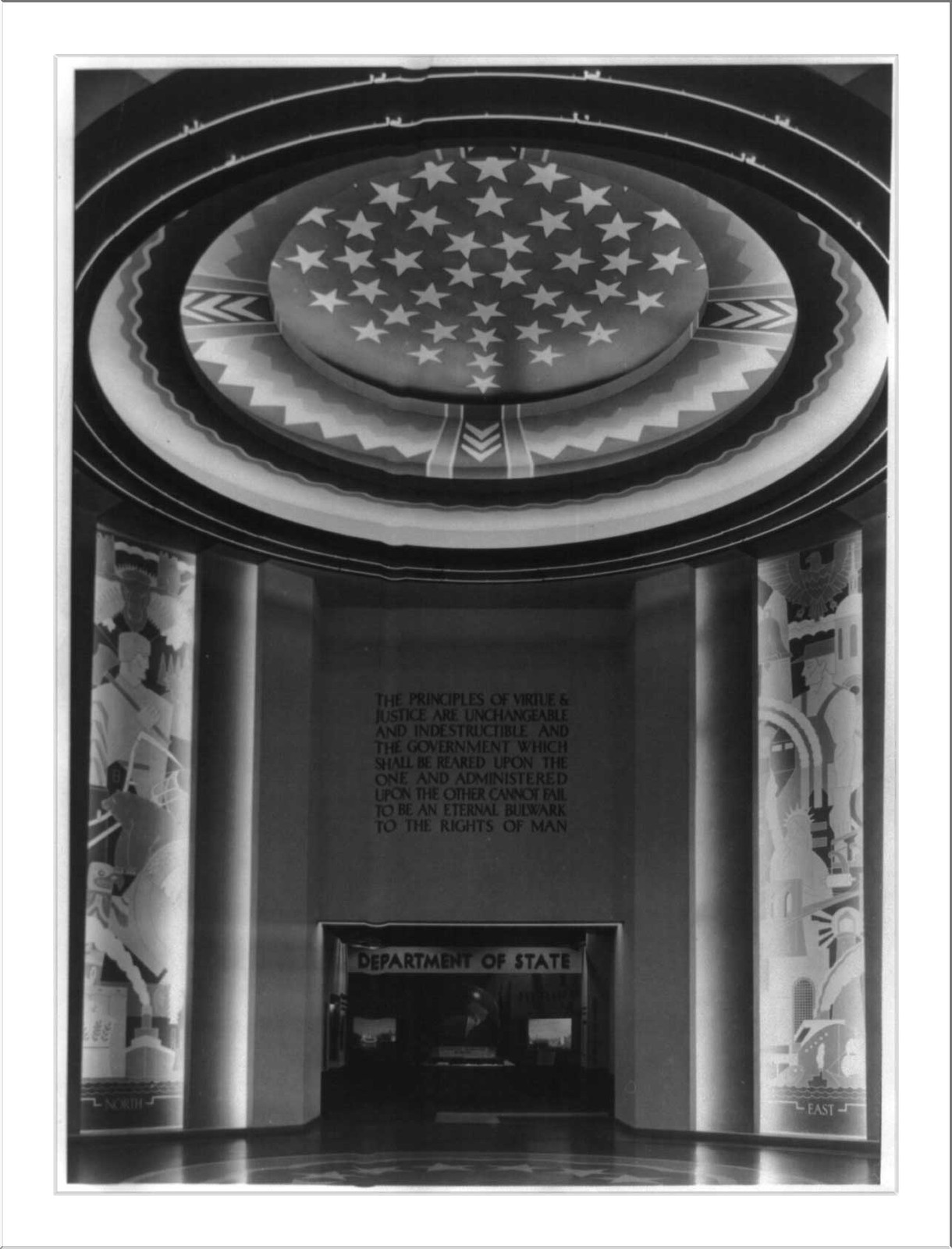 Texas Centennial Exposition, Dallas, Texas: State Dept. exhibit. — historic photograph