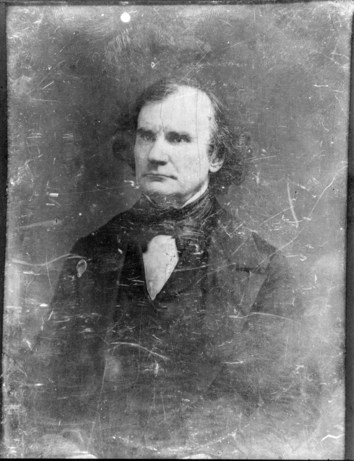 [James M. Mason, three-quarter length portrait, facing left], [between 1844 and 1860] — historic photograph