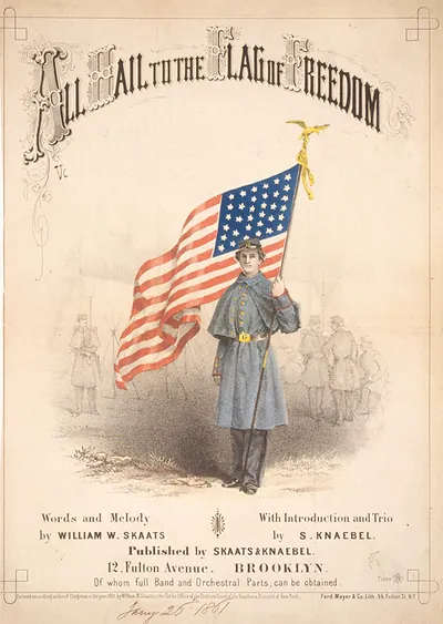 All hail to the flag of freedom / Ferd. Mayer & Co. Lith., N.Y.