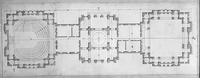 [United States Capitol, Washington, D.C. Ground floor plan]