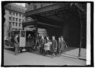 Funeral of Thomas R. Marshall, Willard Hotel, [Washington, D.C.], 6/2/25