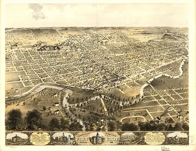 Fort Wayne, Indiana, 1868