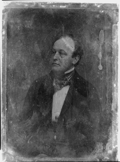 [John Van Buren, three-quarter length portrait, three-quarters to the left]