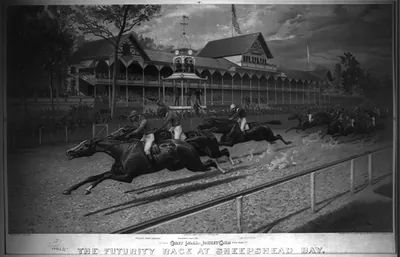The futurity race at Sheepshead Bay: Sept. 03, 1888, value $50,000 won by Proctor Knott