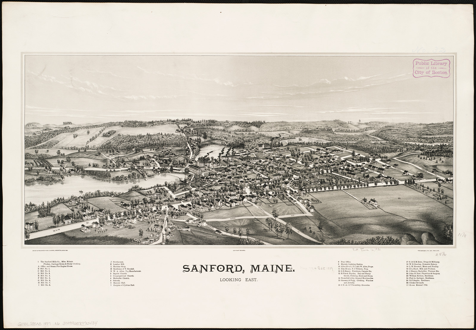 ME Sanford, 1889 — historic image