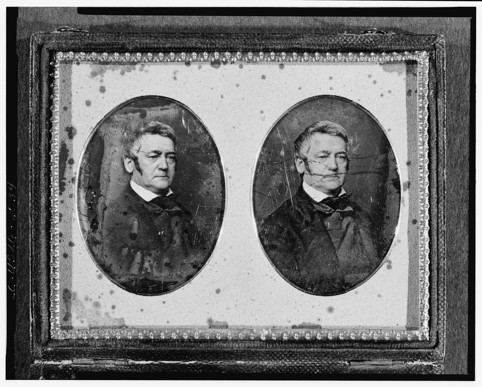 [John Silva Meehan, head-and-shoulders portrait], [between 1850 and 1860] — historic photograph