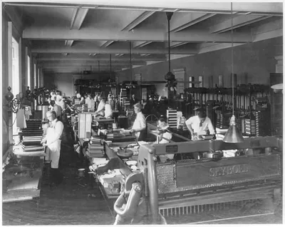 Library of Congress, Bindery, general view