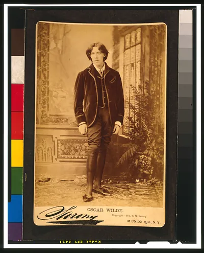 Oscar Wilde / Sarony.