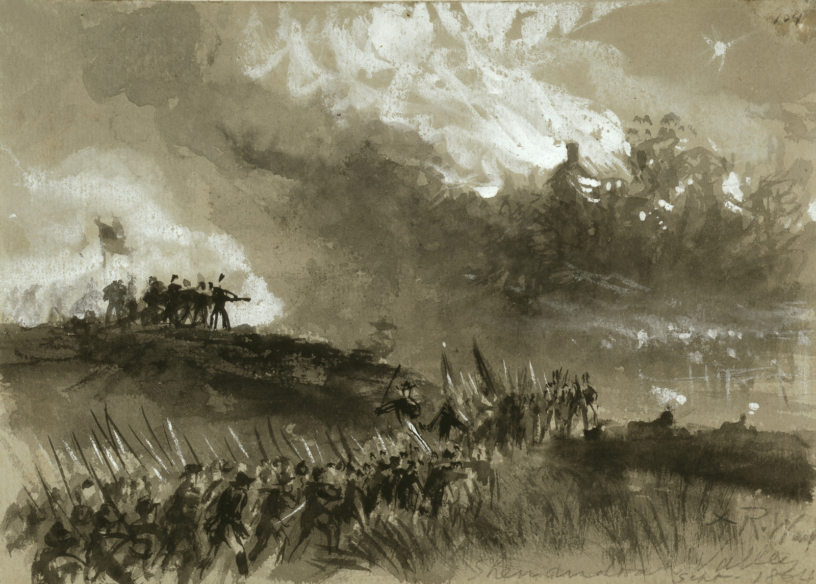 Shenandoah Valley, Sept. 1864, 1864 September. — historic drawing