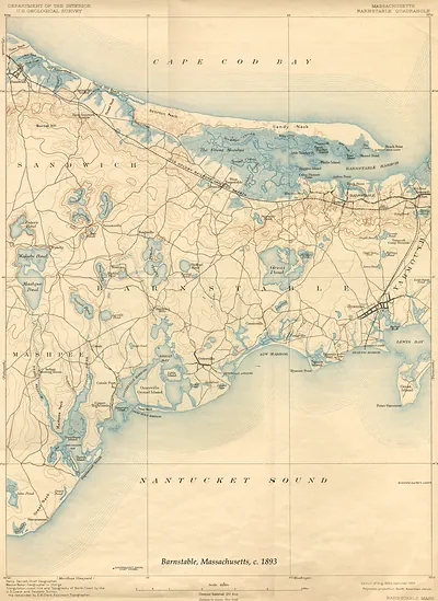 Barbstable USGS, Massachusetts, 1893