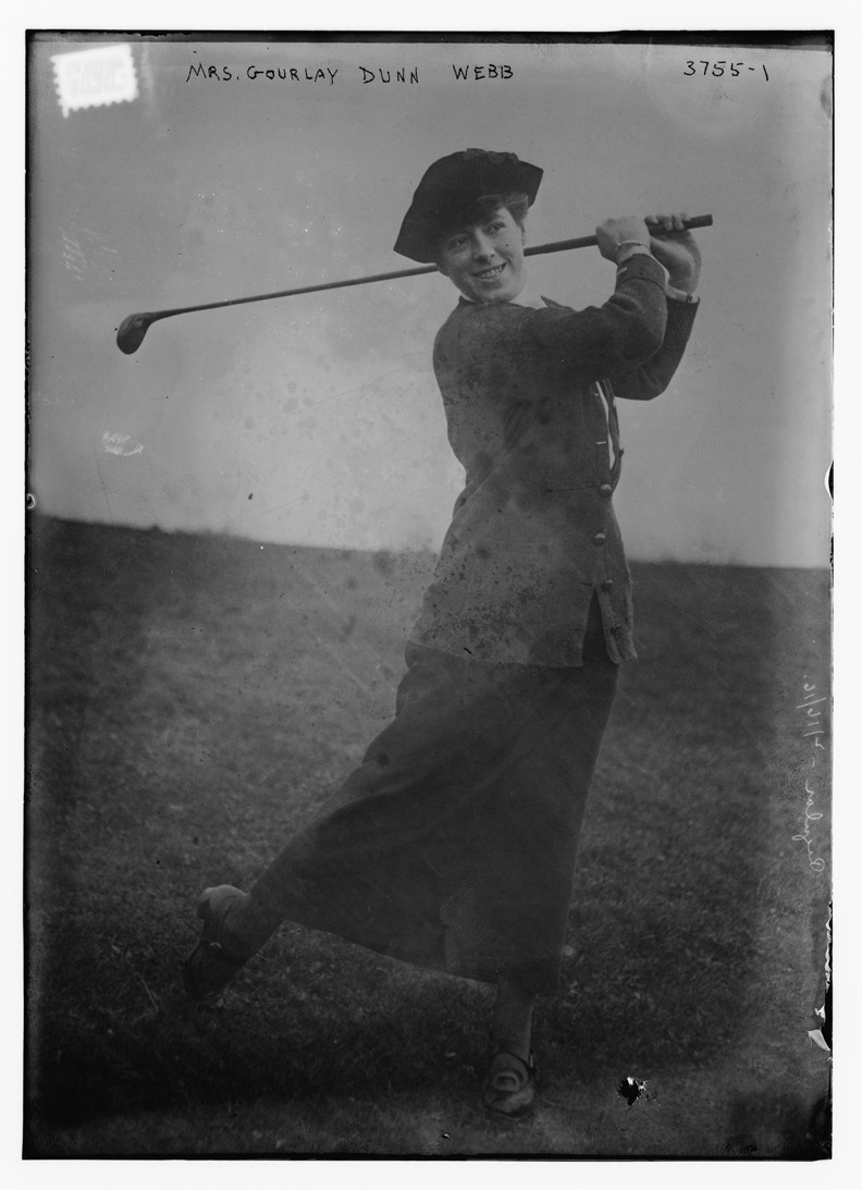 Mrs. Gourlay Dunn Webb golf, n/a — historic photograph