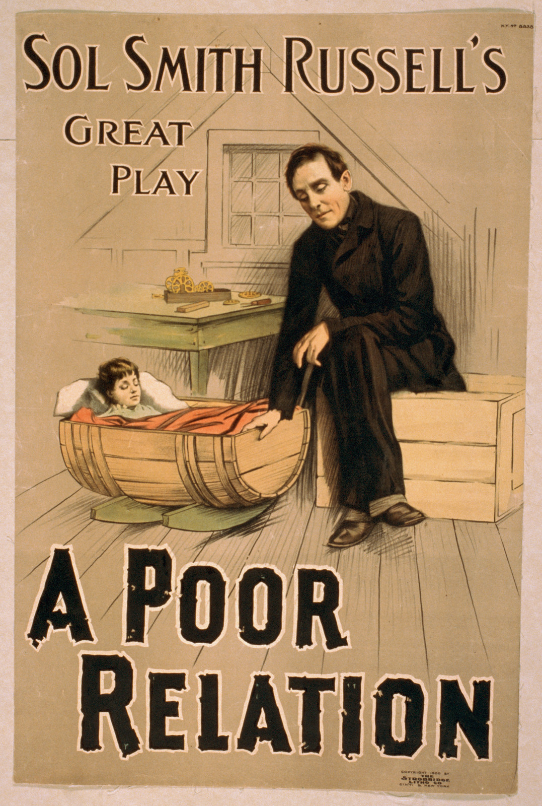 Sol Smith Russell's Great Play: A Poor Relation — historic image