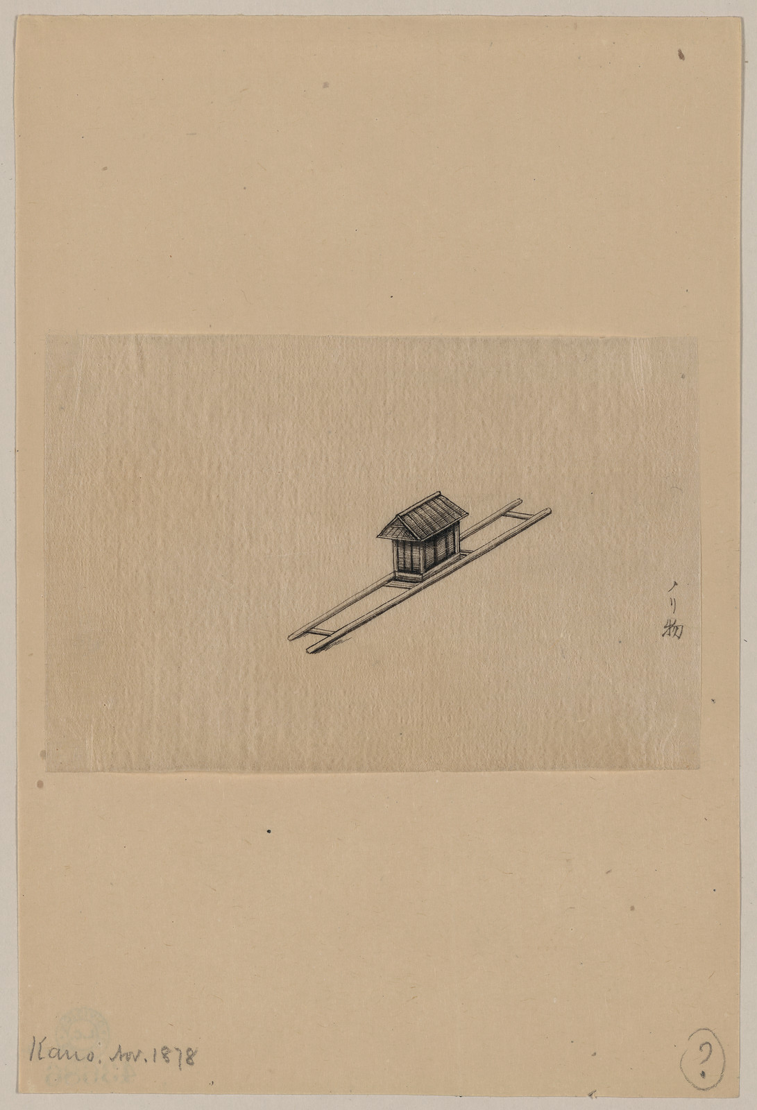 [Japanese drawing], 1750 — historic drawing
