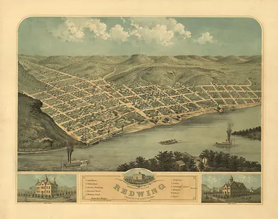 MN Red Wing 1868 MAP