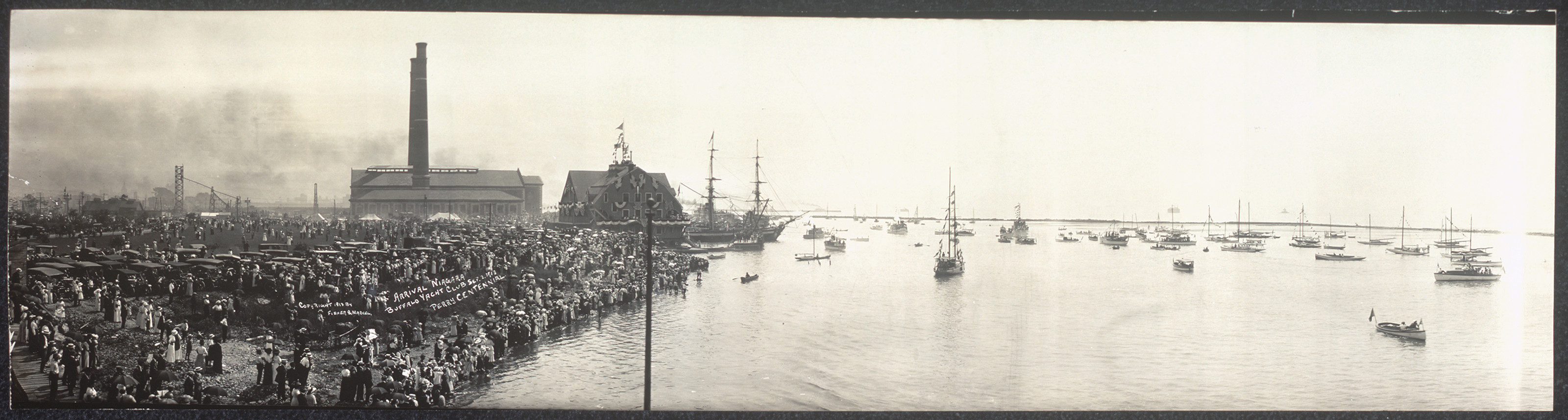 Buffalo Yacht Club, New York, 1913, 1913 — historic image