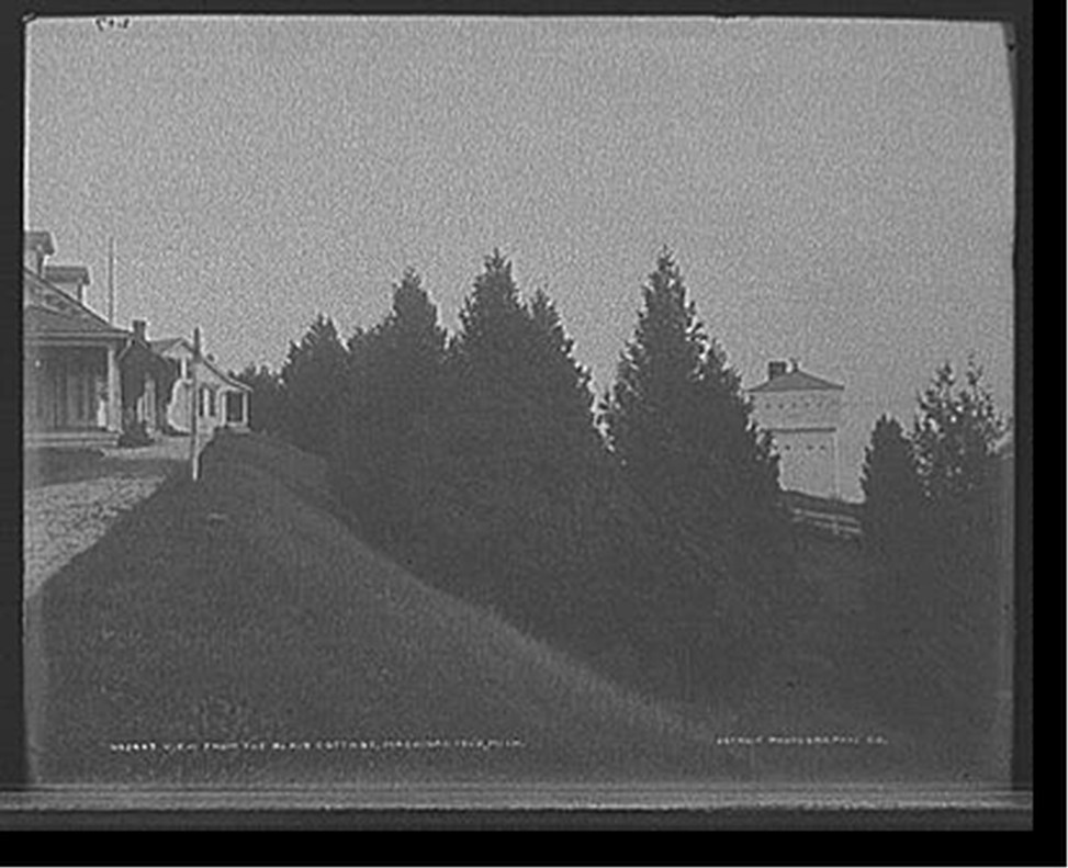 View from the Blair cottage, Mackinac Isl'd, Mich., [between 1900 and 1905] — historic photograph