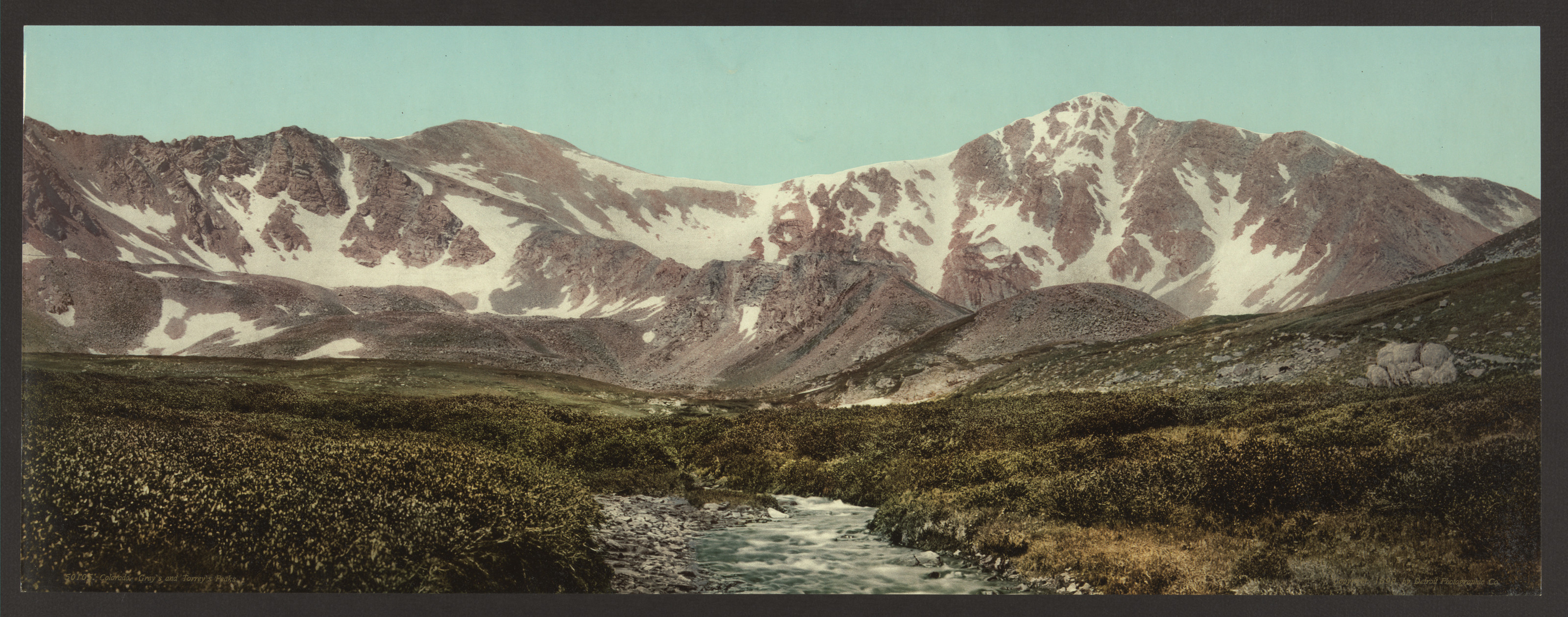 Colorado, Gray's and Torrey's Peaks, c1898. — historic print