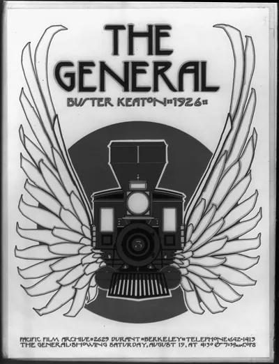 The General, Buster Keaton, 1926. Pacific Film Archive...