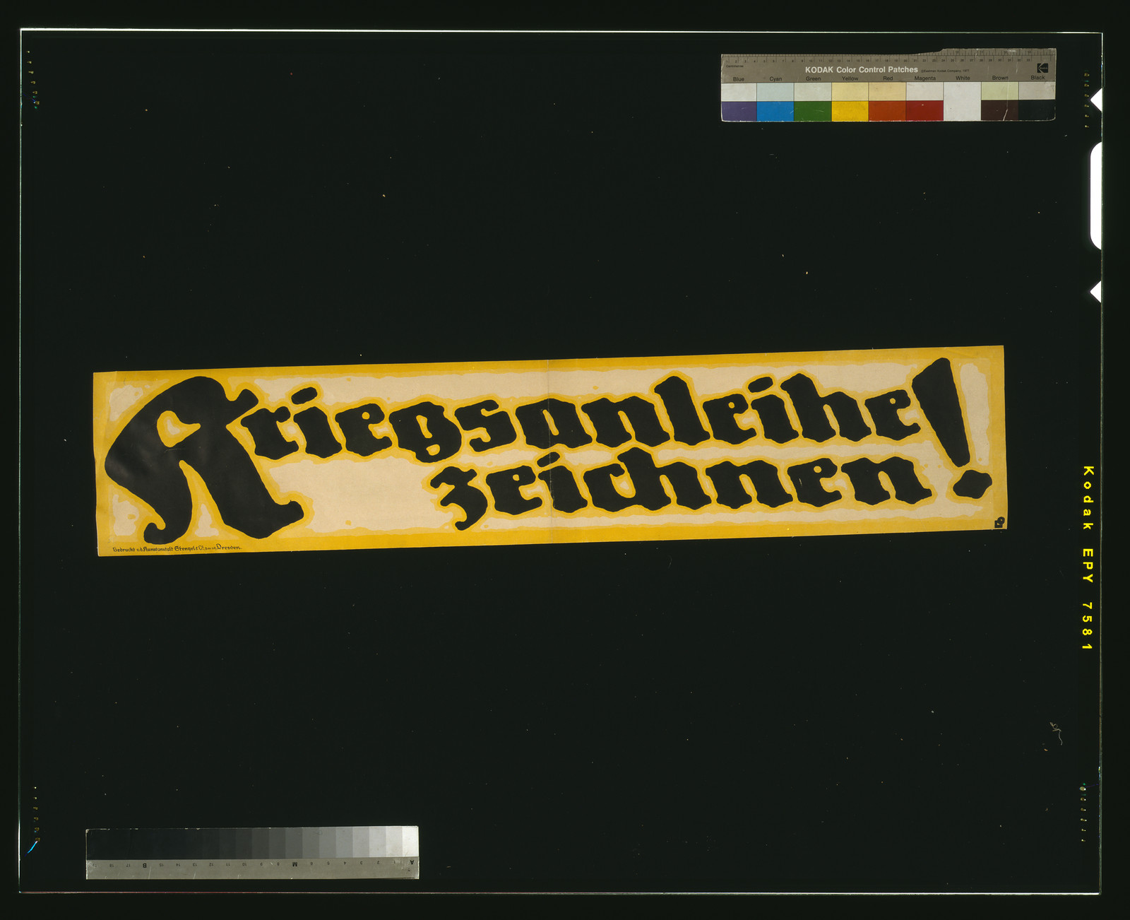 Kriegsanleihe zeichnen! / LO., 1914 — vintage poster