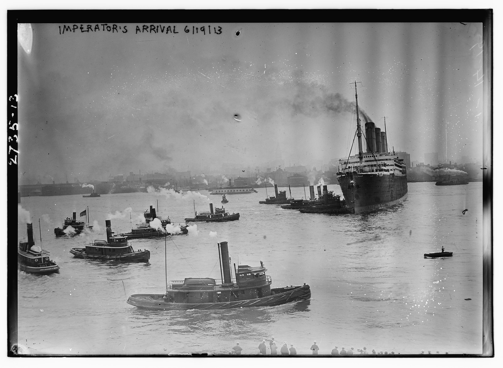 IMPERATOR's Arrival, 6/19/13, 6/19/1913. — historic photograph