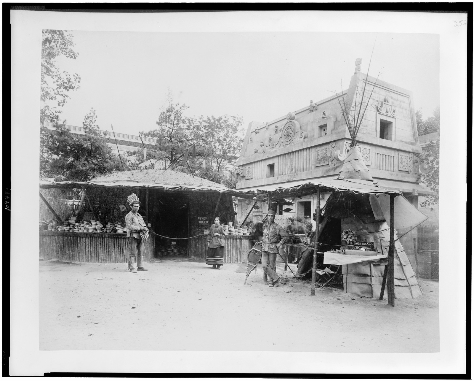 [Canadian exhibit. Palace of Aztecs & Incas to right, Paris Exposition, 1889], [1889] — historic photograph