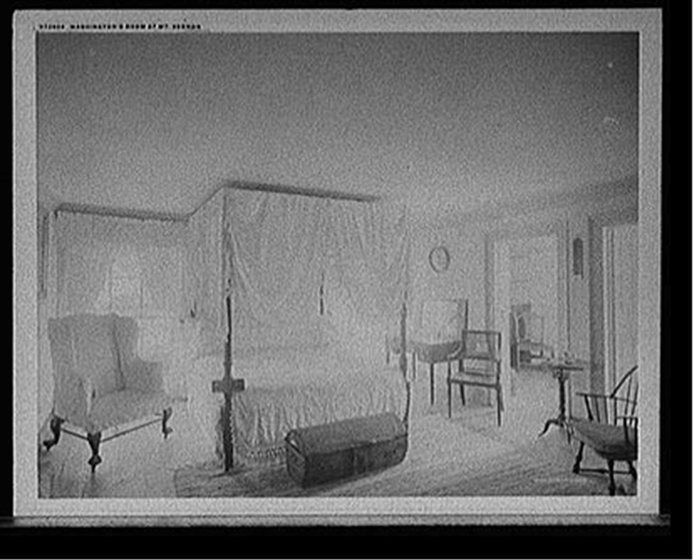 Washington's room at Mt. Vernon, c[between 1910 and 1920] — historic photograph