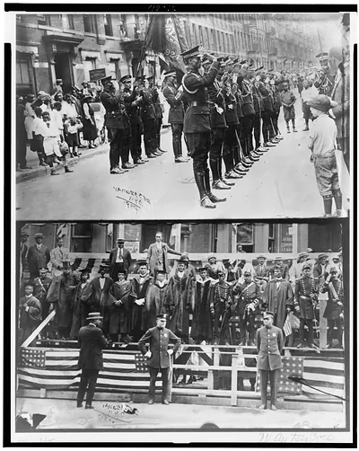Marcus Garvey and the Garvey Militia, Harlem, 1924 / Van DerZee, NYC.