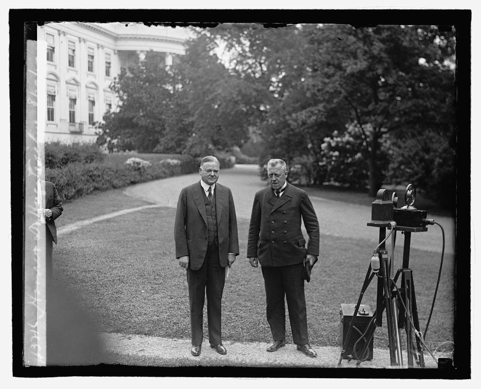 Hoover & Dr. Hugo Eichner, 8/29/29, [19]29 August 29. — historic photograph