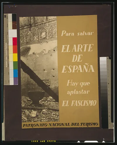 Para Salvar el arte de España, hay que aplastar el fascismo