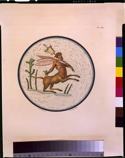 Centaure. Représentant le génie des jeux du cirque / A. La Borde del. ; J. Marchand sculp.