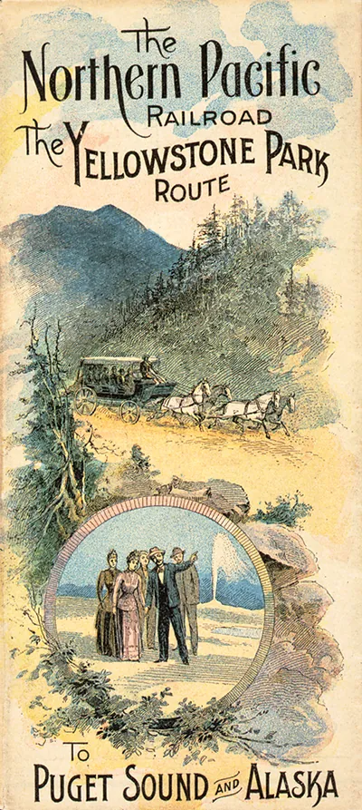 The Northern Pacific Railroad--the Yellowstone Park route to Puget Sound and Alaska